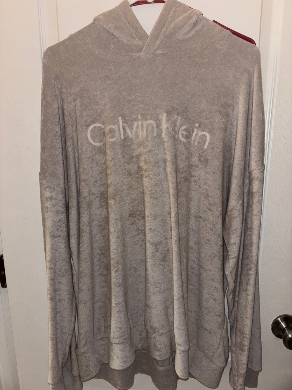 Calvin Klein Gray Hooded Sweatshirt NWOT